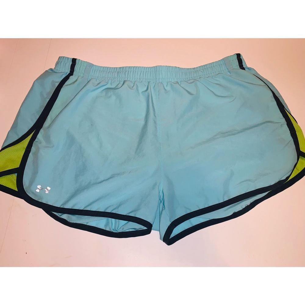 Women's Baby Blue UnderArmor Shorts Xlarge